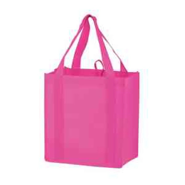 12" x 8" x 13" non-woven PP grocery tote with hanging... from ASI 35290 American Ad Bag Co