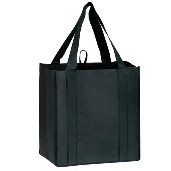 12" x 8" x 13" non-woven PP grocery tote with hanging... from ASI 35290 American Ad Bag Co