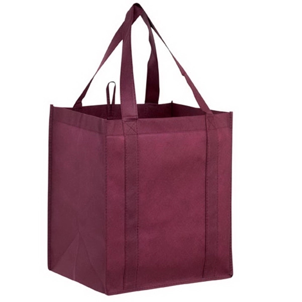 12" x 8" x 13" non-woven PP grocery tote with hanging... from ASI 35290 American Ad Bag Co