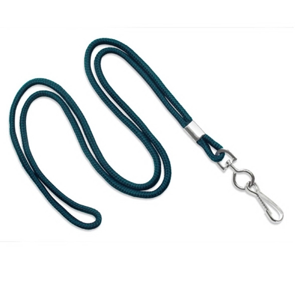 Available same day! These blank round braided non-breakaway lanyards come with... from ASI 79898 Promovision / PROMOVISION