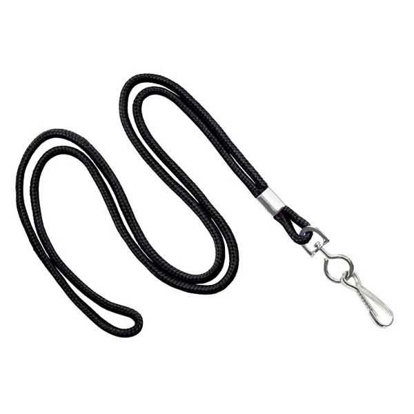Available same day! These blank round braided non-breakaway lanyards come with... from ASI 79898 Promovision / PROMOVISION