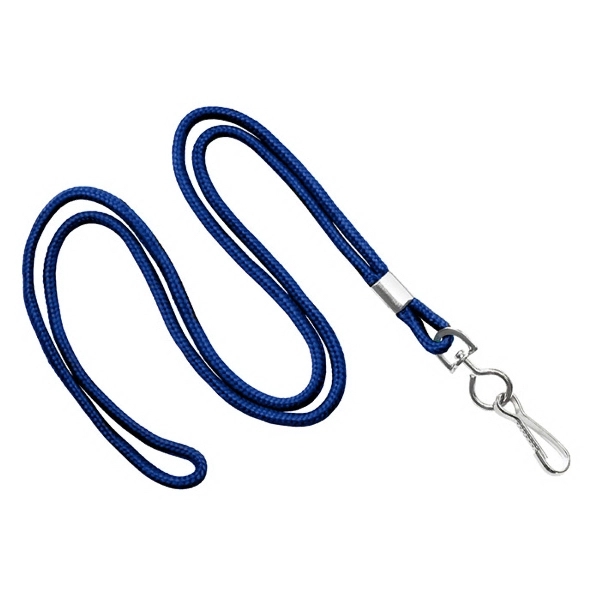Available same day! These blank round braided non-breakaway lanyards come with... from ASI 79898 Promovision / PROMOVISION