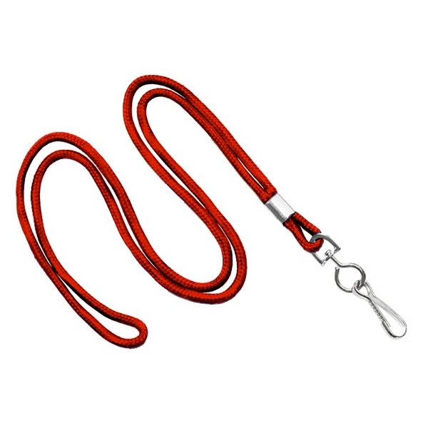 Available same day! These blank round braided non-breakaway lanyards come with... from ASI 79898 Promovision / PROMOVISION