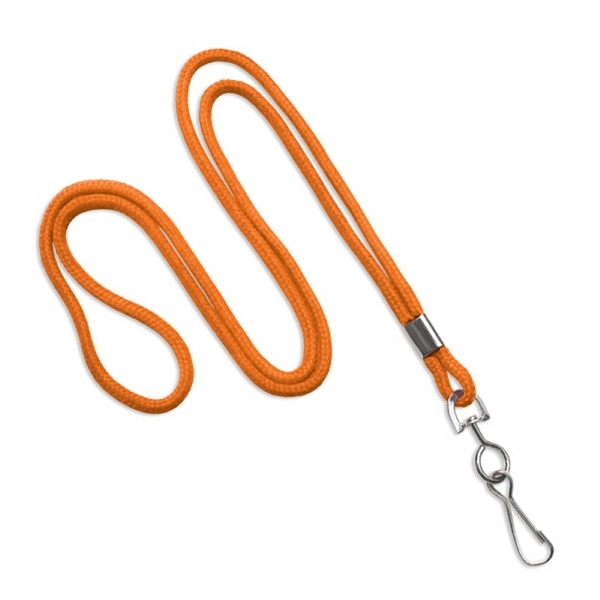 Available same day! These blank round braided non-breakaway lanyards come with... from ASI 79898 Promovision / PROMOVISION