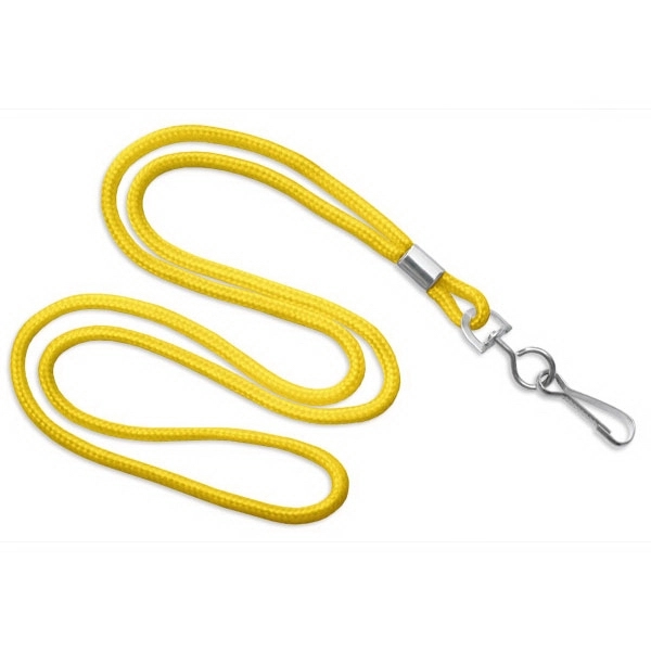 Available same day! These blank round braided non-breakaway lanyards come with... from ASI 79898 Promovision / PROMOVISION