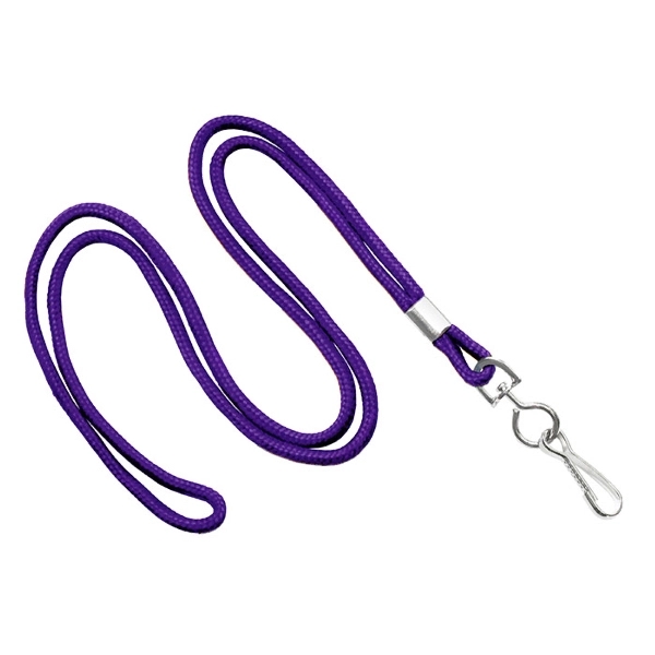 Available same day! These blank round braided non-breakaway lanyards come with... from ASI 79898 Promovision / PROMOVISION