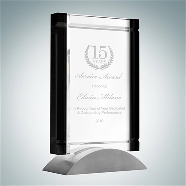 Classic Black Deco award is made with an optical crystal base... from ASI 47791 Best Deal Awards / Best Deal Awards
