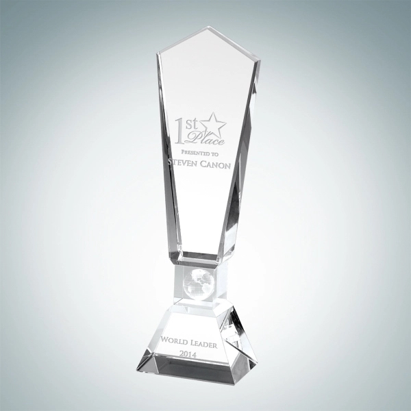 Medium Global Honor Award measures 11" x 3 5/8" x 2... from ASI 47791 Best Deal Awards / Best Deal Awards