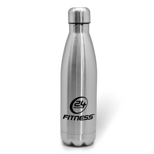 17 ounce stainless steel double-wall insulated bottle with screw-on lid.... from ASI 31978 Admanline