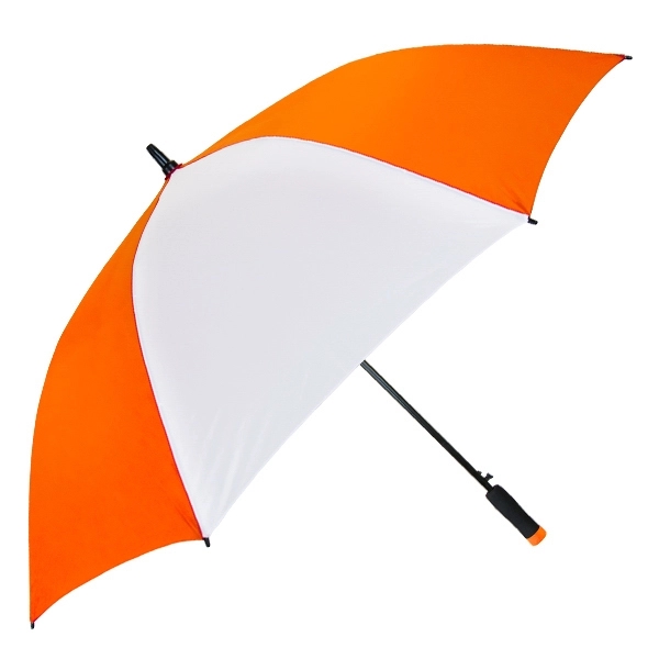 Automatic opening golf umbrella with 58" canopy arc, heavy duty construction... from ASI 89955 StrombergBrand / Stromberg Brand