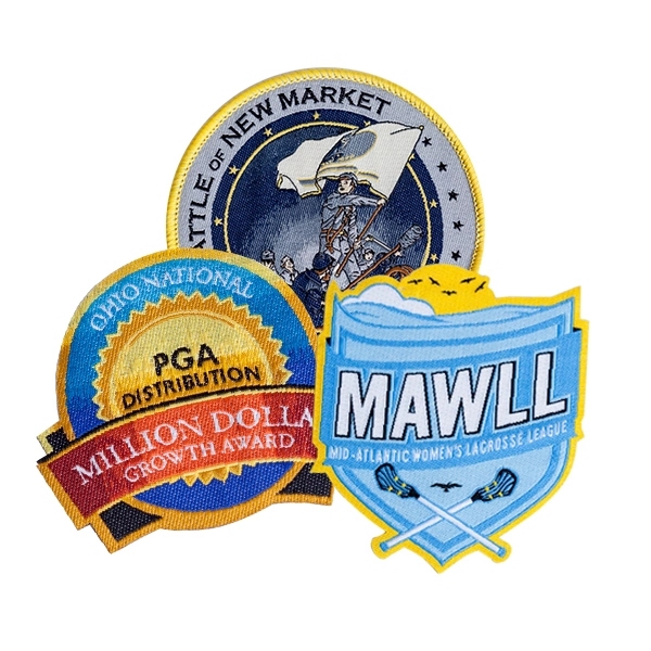 Woven Patches with sew on backing.  Free ground shipping in... from ASI 62088 IDProductsource