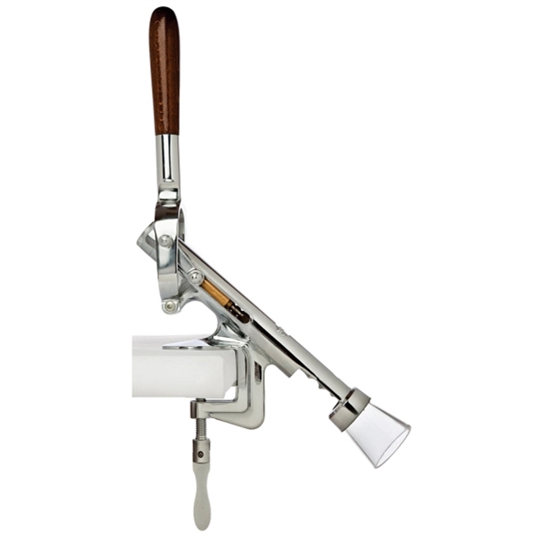 Counter-mounted uncorking machine with swing away handle. Two-year warranty on parts... from ASI 55450 Franmara Inc