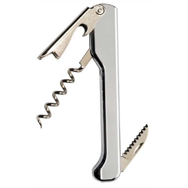 Waiter's corkscrew with chrome-plating over the ABS handle.... from ASI 55450 Franmara Inc