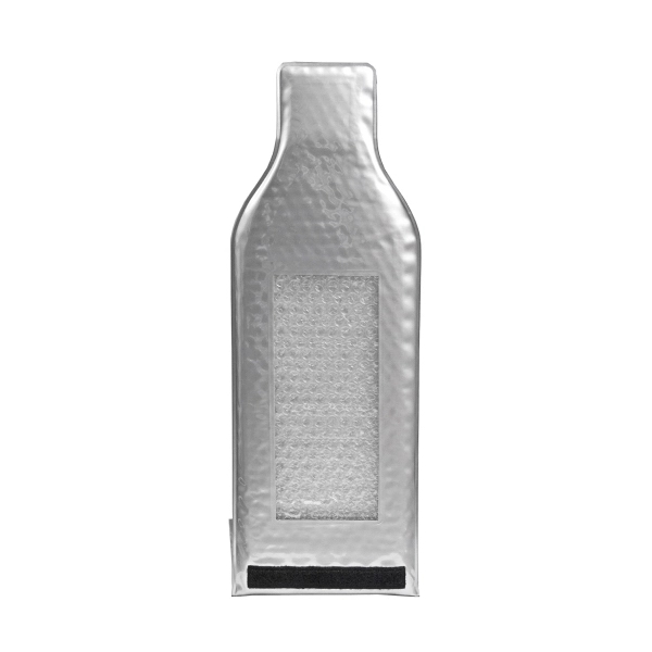 Silver bottle protector with seal ziplock closure that's offered in two... from ASI 55450 Franmara Inc