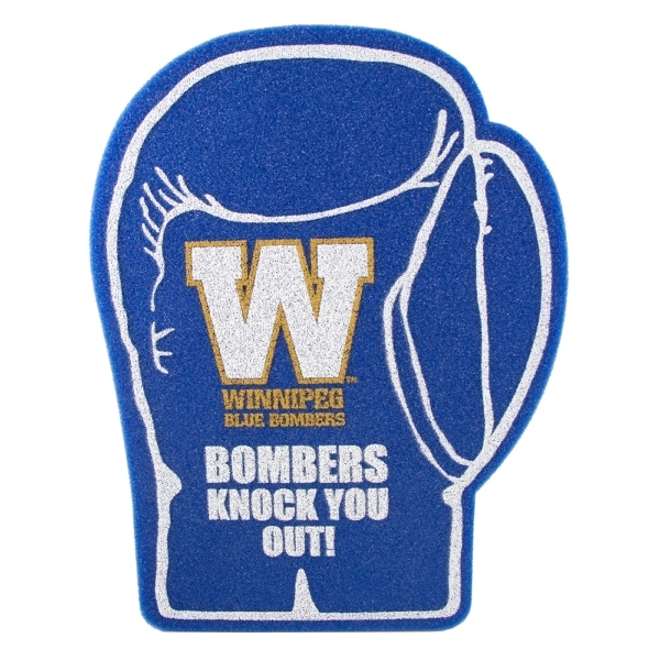 Open cell boxing glove shaped foam cheering novelty.... from ASI 54886 Foamworx / FoamWorx