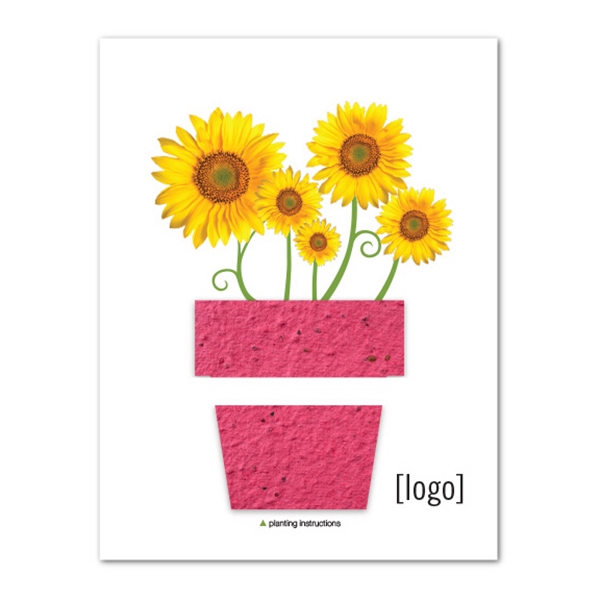 Two- part postcard (4x5) with seed paper insert.... from ASI 40646 Bloomin Promotions / Bloomin' Promotions™