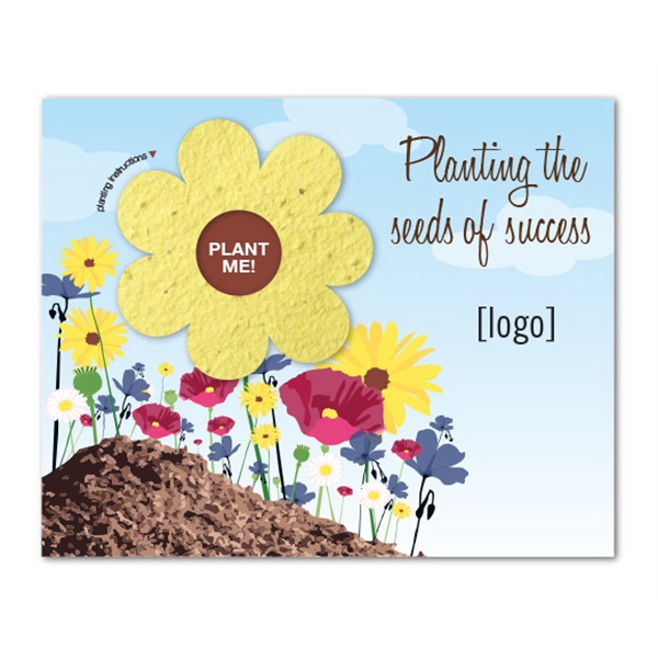 Two- part postcard (4x5) with seed paper insert.... from ASI 40646 Bloomin Promotions / Bloomin' Promotions™
