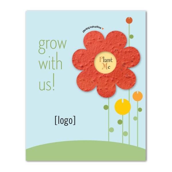 Two- part postcard (4x5) with seed paper insert.... from ASI 40646 Bloomin Promotions / Bloomin' Promotions™