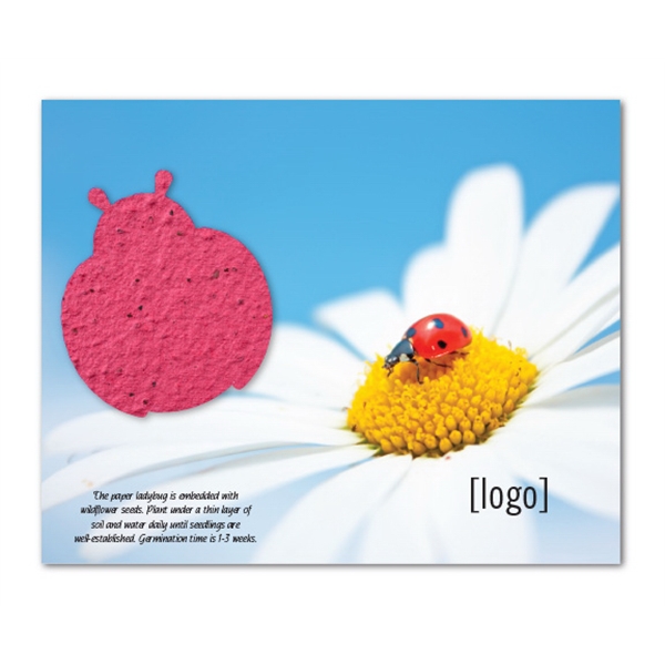 Two- part postcard (4x5) with seed paper insert.... from ASI 40646 Bloomin Promotions / Bloomin' Promotions™
