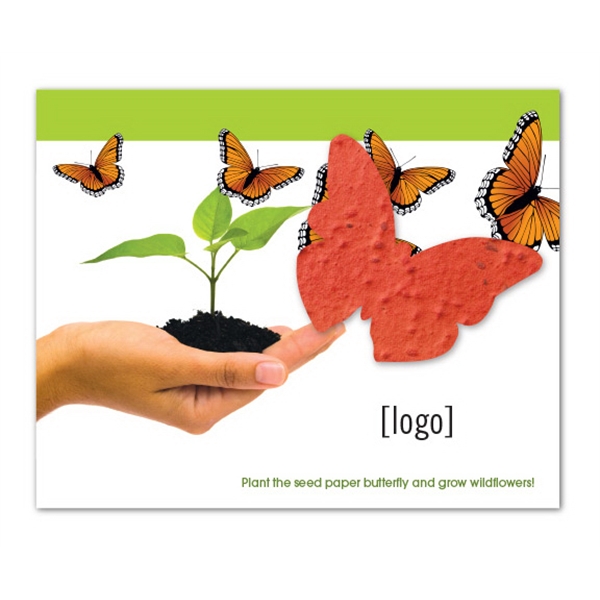 Two- part postcard (4x5) with seed paper insert.... from ASI 40646 Bloomin Promotions / Bloomin' Promotions™