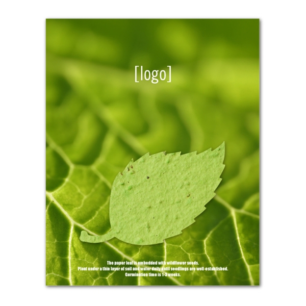 Two- part postcard (4x5) with seed paper insert.... from ASI 40646 Bloomin Promotions / Bloomin' Promotions™