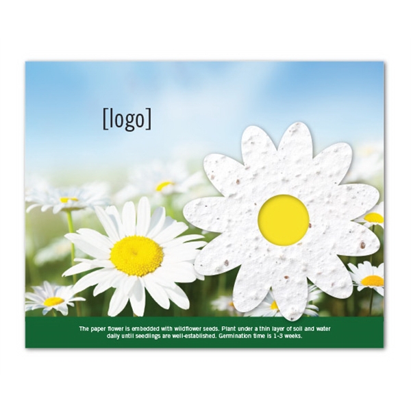 Two- part postcard (4x5) with seed paper insert.... from ASI 40646 Bloomin Promotions / Bloomin' Promotions™