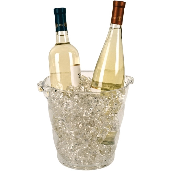 Acrylic wine cooler with slight wave undulations.... from ASI 55450 Franmara Inc