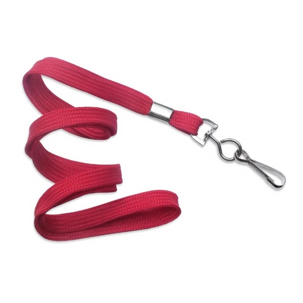 Available Same Day! These blank flat-braided polyester lanyards come with a... from ASI 79898 Promovision / PROMOVISION