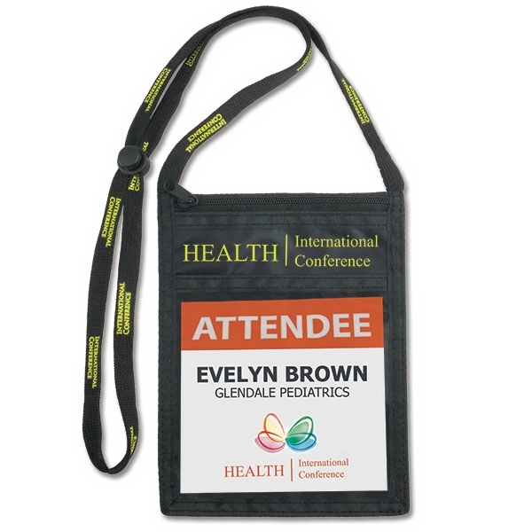 These versatile credential wallets can be ordered in any PMS color.... from ASI 79898 Promovision / PROMOVISION