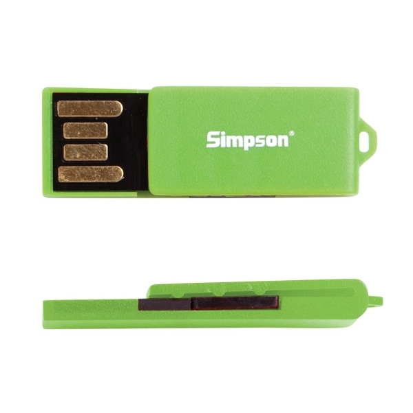 Mini clip 2.0 speed USB drive with a tier 1 memory... from ASI 90859 Tempo Industries Inc