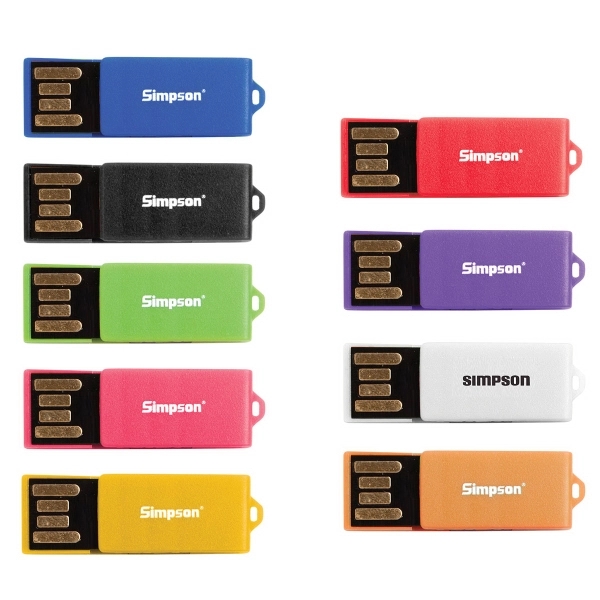 Mini clip 2.0 speed USB drive with a tier 1 memory... from ASI 90859 Tempo Industries Inc