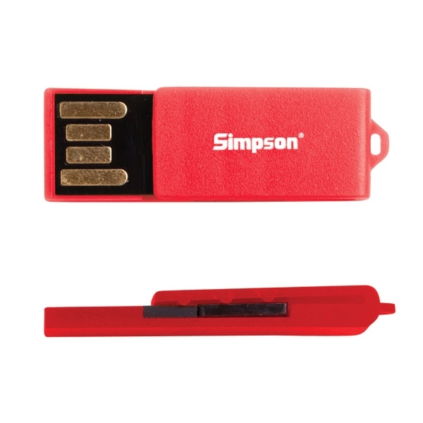 Mini clip 2.0 speed USB drive with a tier 1 memory... from ASI 90859 Tempo Industries Inc