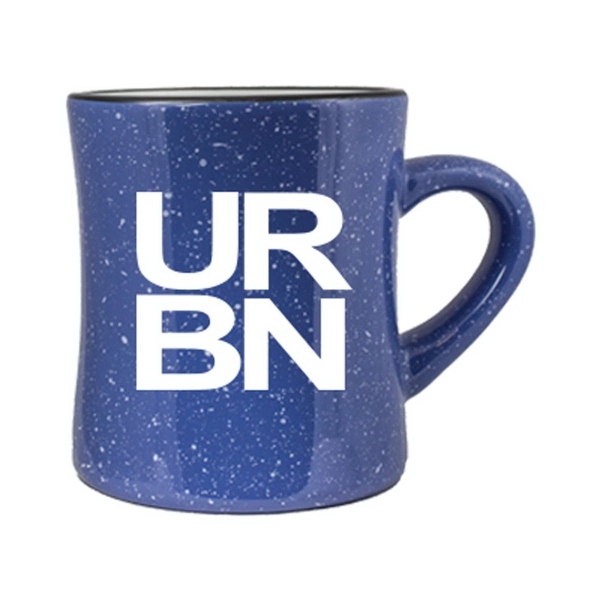 10 oz. colored stoneware speckled diner mug... from ASI 46573 Cooper & Clement Inc