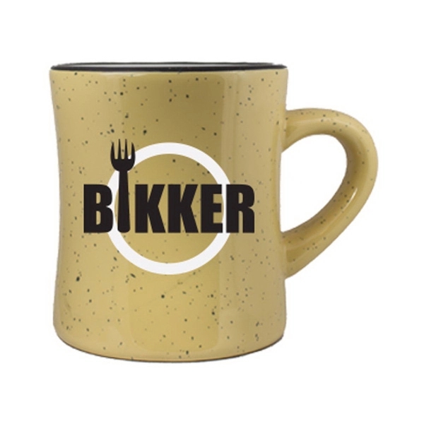 10 oz. colored stoneware speckled diner mug... from ASI 46573 Cooper & Clement Inc