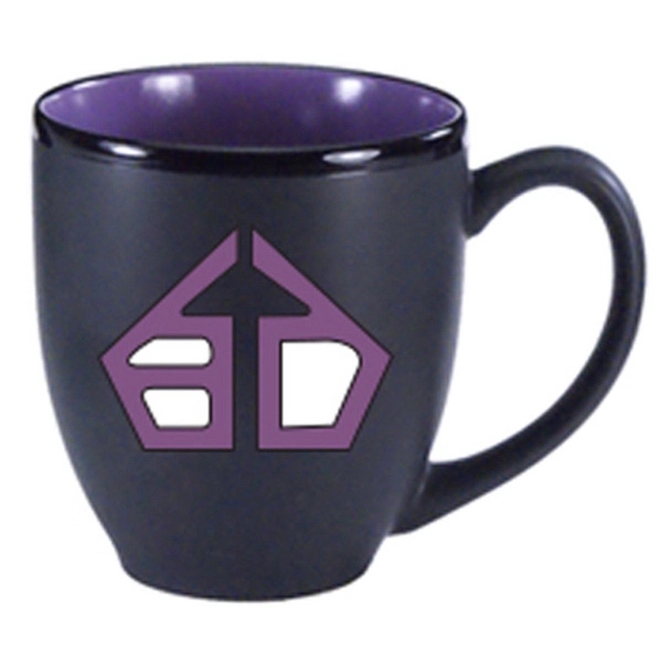 15 Oz Matte Black Out Color In Hilo Bistro Coffee Mug... from ASI 46573 Cooper & Clement Inc