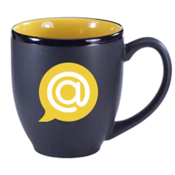 15 Oz Matte Black Out Color In Hilo Bistro Coffee Mug... from ASI 46573 Cooper & Clement Inc