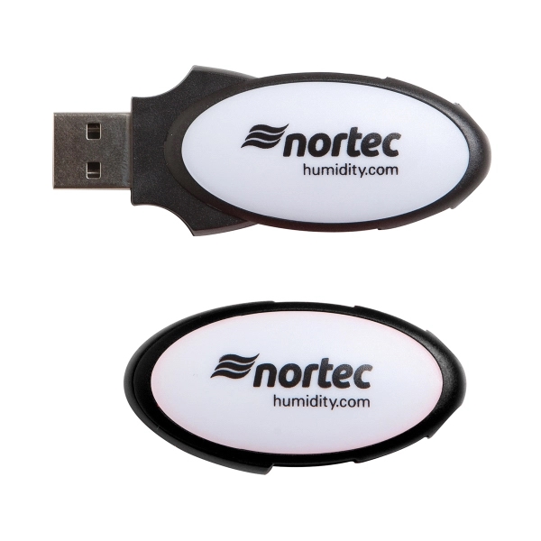 Bryce USB drive measuring 2.1" x 1.1" x 0.63" with an... from ASI 90859 Tempo Industries Inc / Tempoline