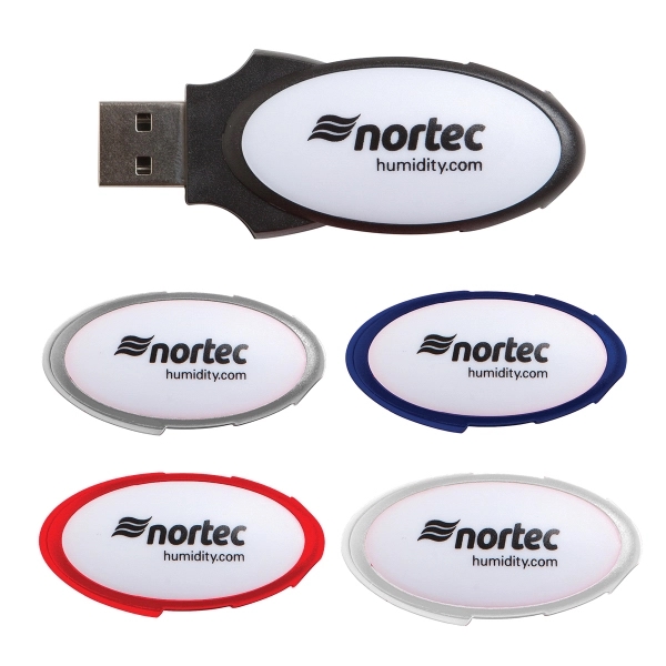 Bryce USB drive measuring 2.1" x 1.1" x 0.63" with an... from ASI 90859 Tempo Industries Inc / Tempoline