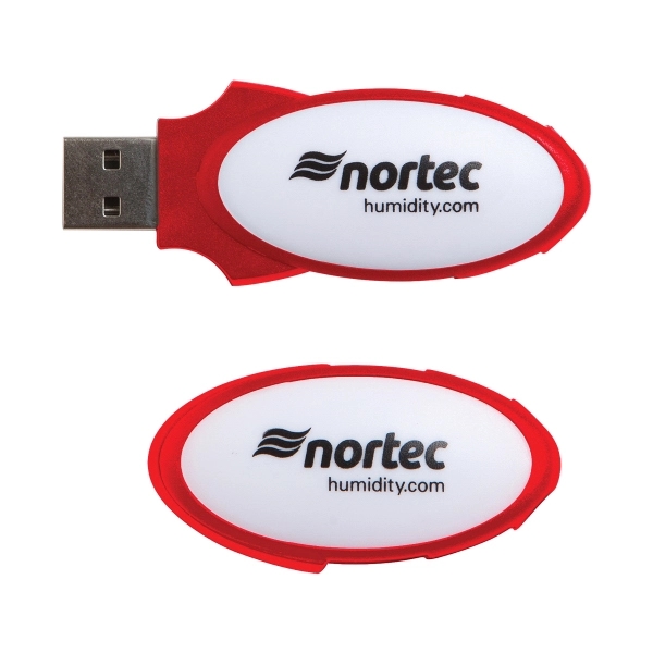 Bryce USB drive measuring 2.1" x 1.1" x 0.63" with an... from ASI 90859 Tempo Industries Inc / Tempoline