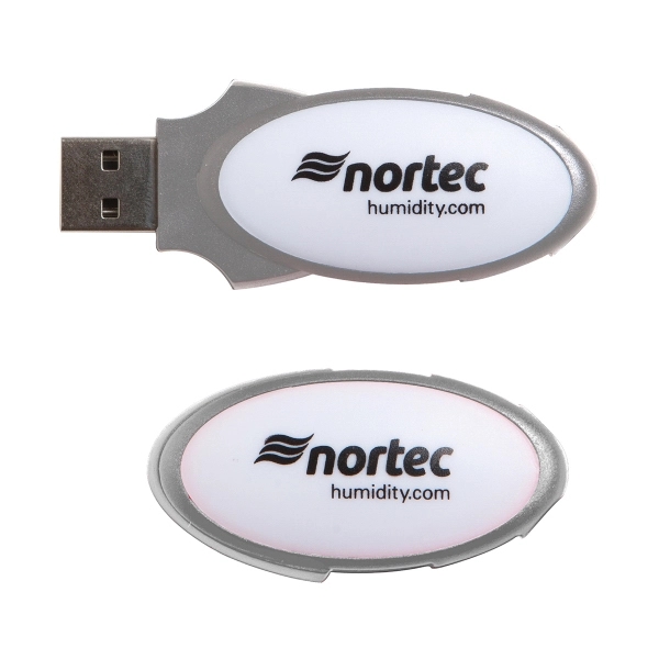 Bryce USB drive measuring 2.1" x 1.1" x 0.63" with an... from ASI 90859 Tempo Industries Inc / Tempoline