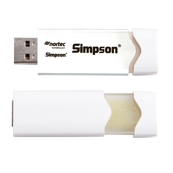 Hyde retractable USB drive with a frost area that lights up... from ASI 90859 Tempo Industries Inc / Tempoline