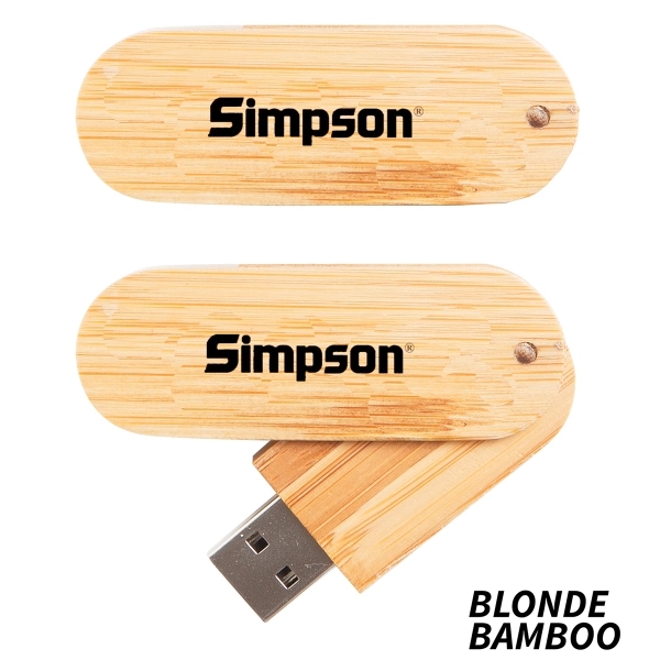 Woody USB drive made of wood with a tier 1 memory... from ASI 90859 Tempo Industries Inc / Tempoline