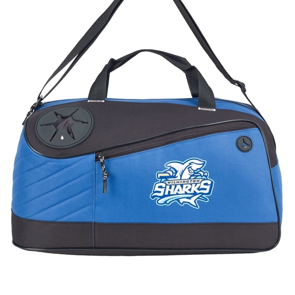 Bag with top zippered opening, insulated water bottle compartment, front zip... from ASI 56070 Gemline / Gemline®