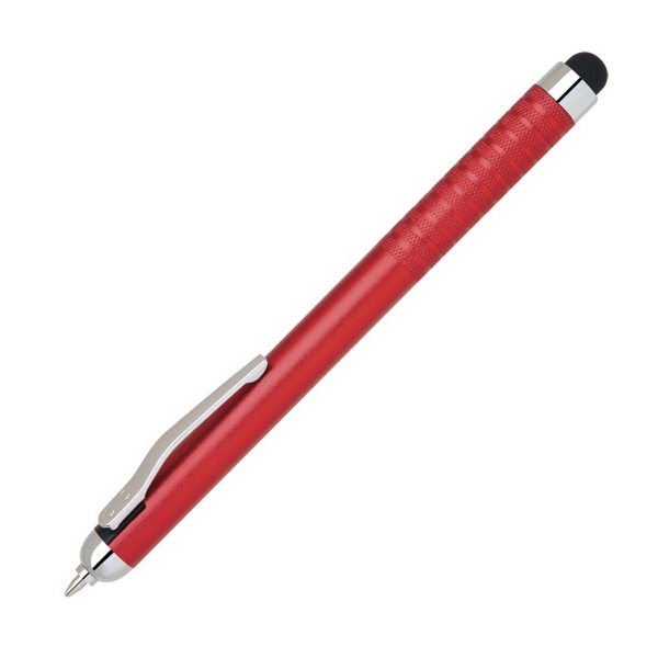 Aluminum ballpoint pen coated in several solid colors with gravity mechanism... from ASI 68190 Lungsal / Lungsal
