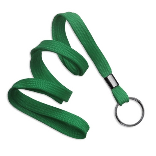 Available Same Day! These blank flat braided polyester lanyards come with... from ASI 79898 Promovision / PROMOVISION