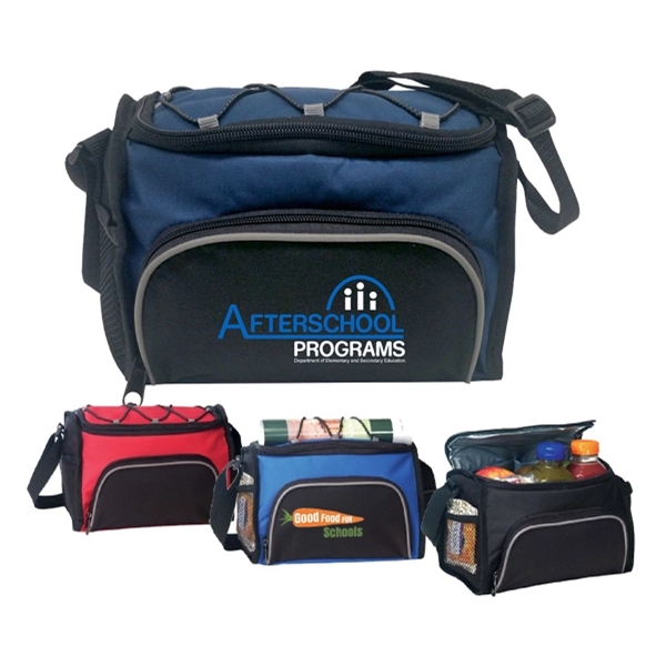 9.5" x 6.5" x 6" insulated 6 can capacity cooler with... from ASI 37980 Bagworld