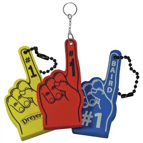 foam cooler shaped key tag for up to 2 keys.... from ASI 54886 Foamworx / FoamWorx