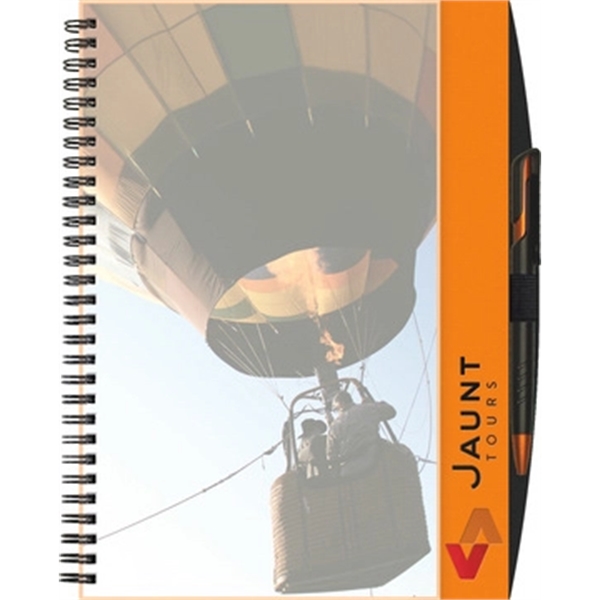 7" x 10" EventPlanner journal, dual cover, full-color 2-sided insert, foil... from ASI 91340 Journalbooks/Timeplanner Calendars