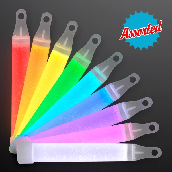 Blank or imprinted. Assorted 4" Mid-Size Glow Sticks with Lanyard.... from ASI 34194 ALightPromos / Alight Promotional Products