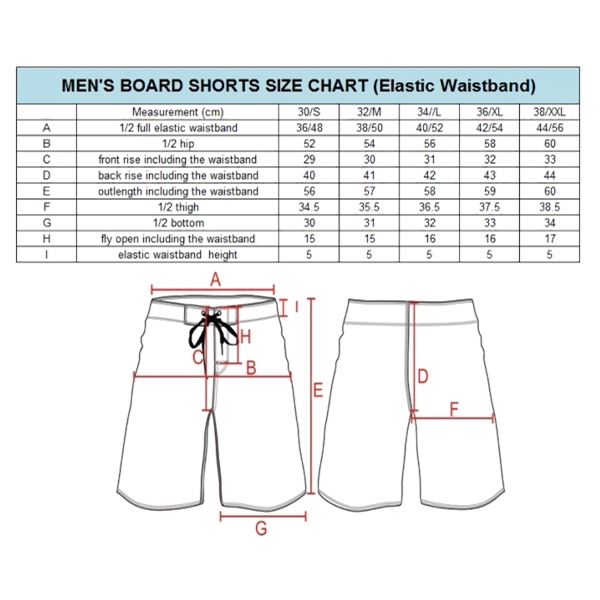High-grade nylon fully customized men's board shorts.... from ASI 72657 Active Life Promo / Active Life Promo